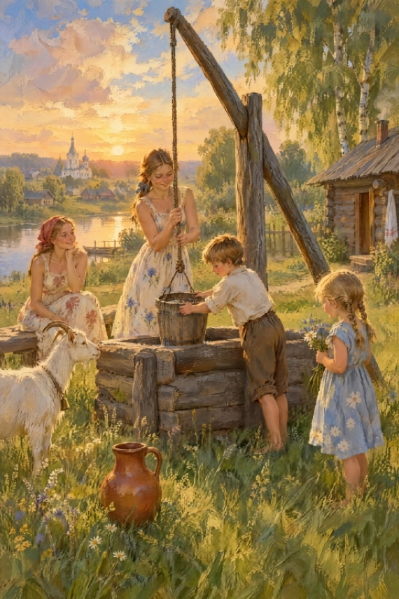 Постер Прохлада у колодца