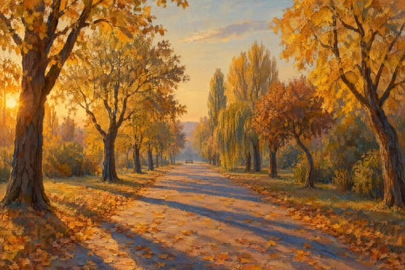 Постер Янтарная аллея