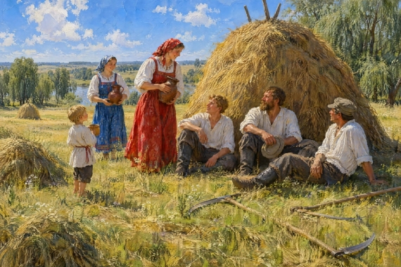 Постер Покос и кваc