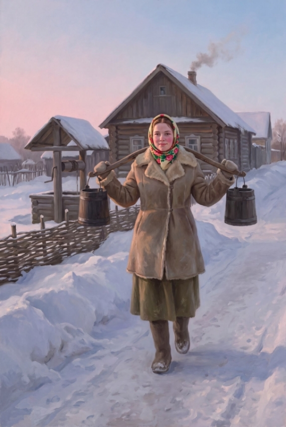 Постер Коромысло на рассвете