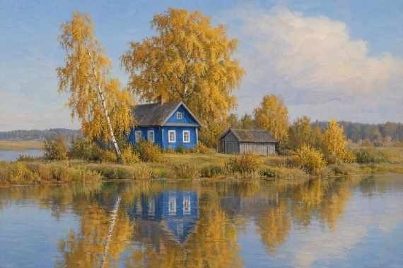 Постер Синяя изба