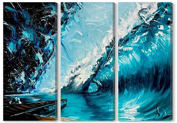 Модульная картина - Волна