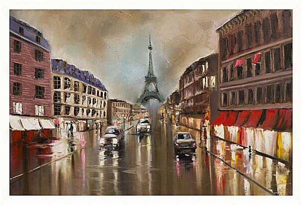 Картина - Вечерний Париж