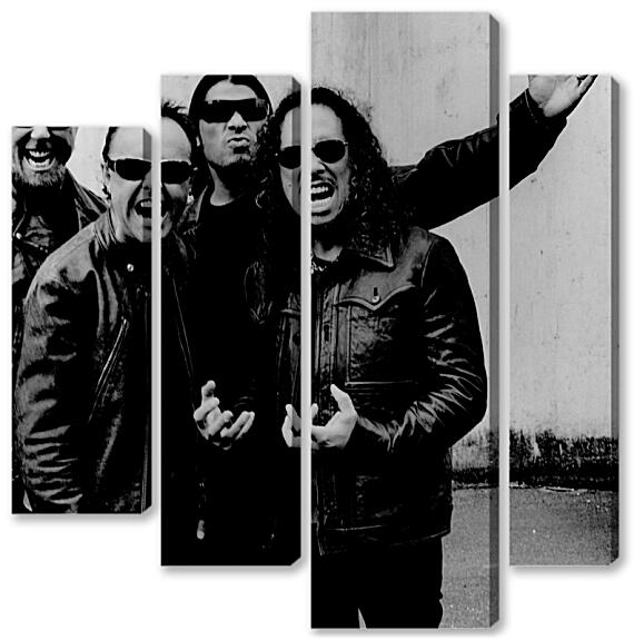 Модульная картина - Metallica Band Members
