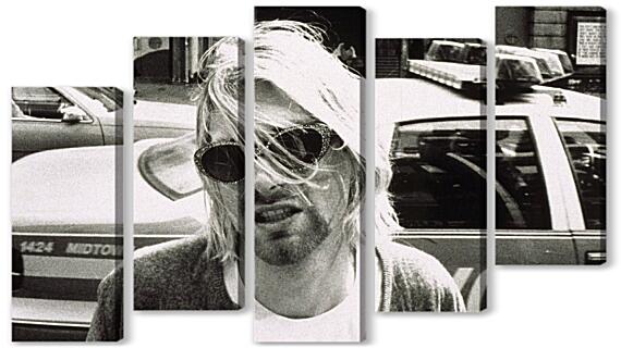 Модульная картина - Kurt Cobain Style