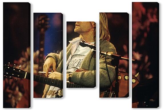 Модульная картина - Курт Кобейн MTV Unplugged