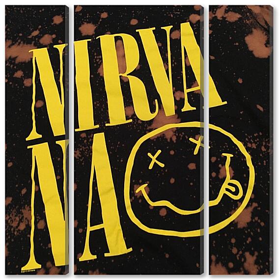 Модульная картина - Nirvana Logo