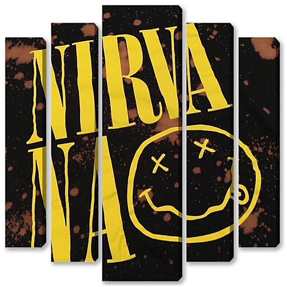 Модульная картина - Nirvana Logo