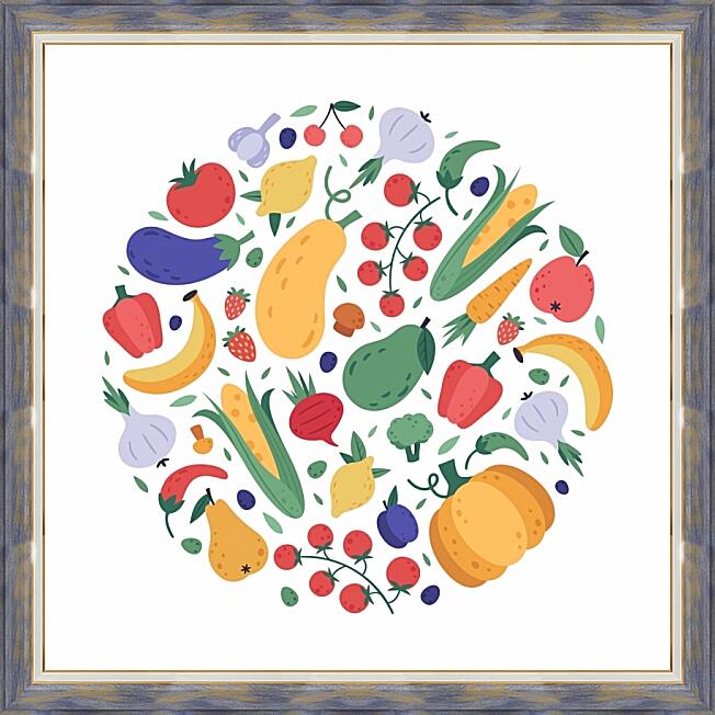 Картина - Овощи и фрукты