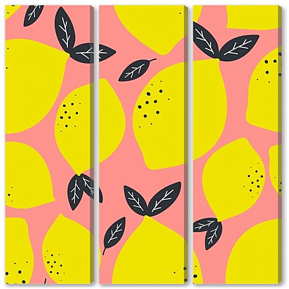 Модульная картина - Лимоны