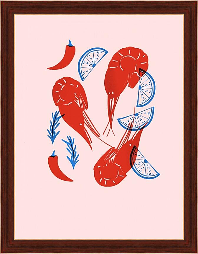 Картина - Креветки