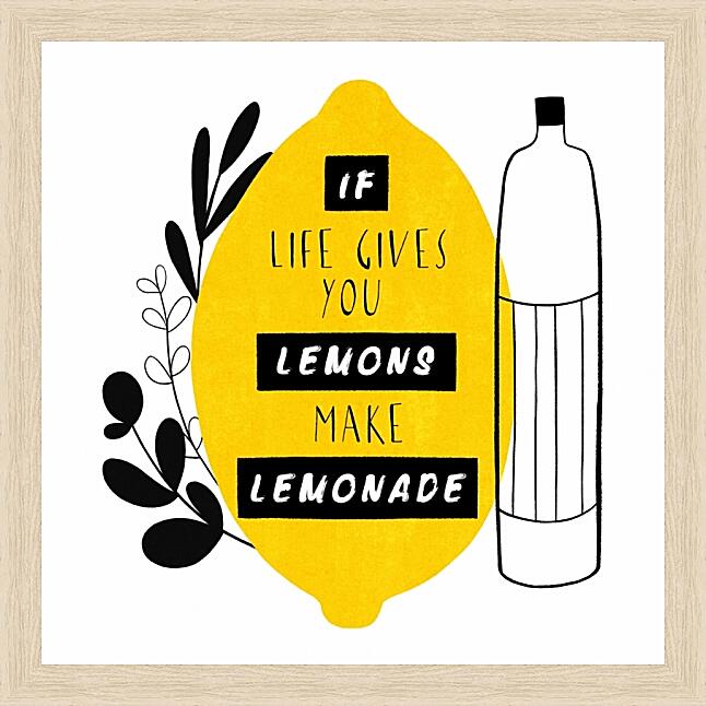 Картина - Делай лимонад