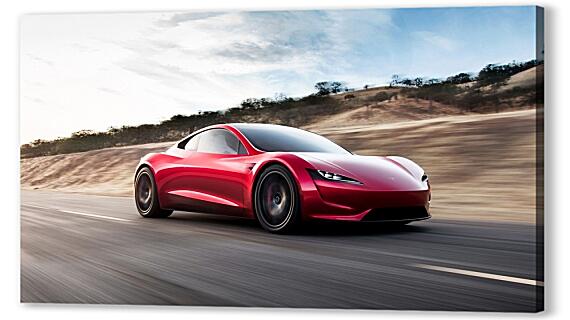 Картина маслом - Tesla Car