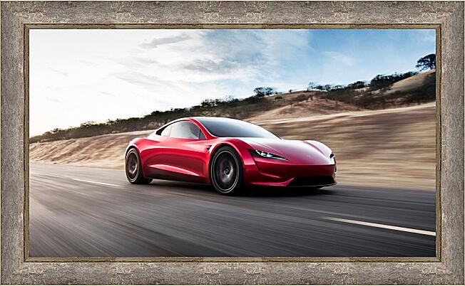 Картина - Tesla Car