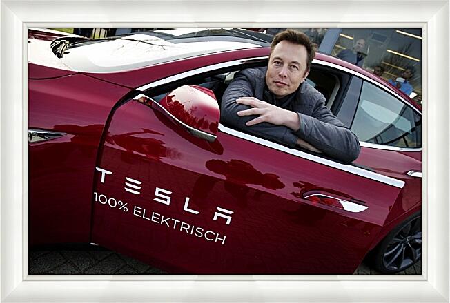 Картина - Tesla Elon Mask