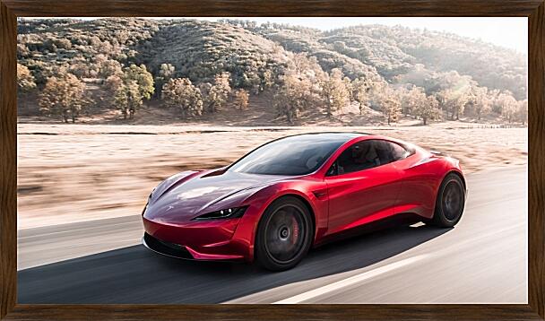 Картина - Tesla Roadster