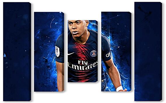Модульная картина - Kylian Mbappу