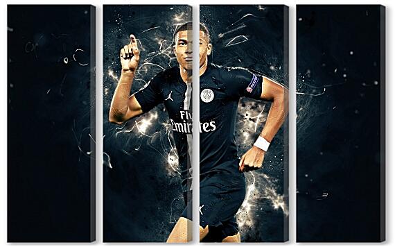 Модульная картина - Мбаппе ПСЖ