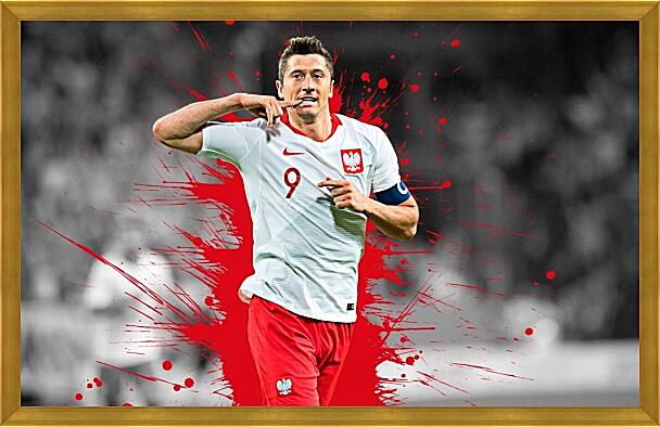 Картина - Роберт Левандовски сборная Польши