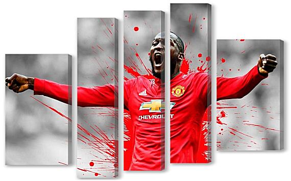 Модульная картина - Ромелу Лукаку