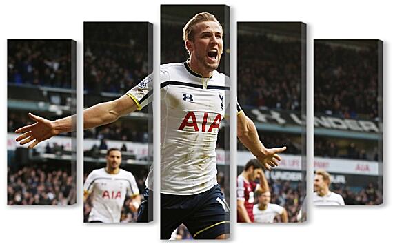 Модульная картина - Харри Кейн празднует гол