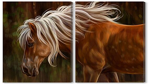 Модульная картина - Лошадь