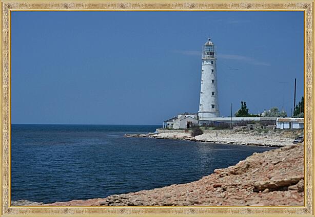 Картина - Тарханкутский маяк в Крыму