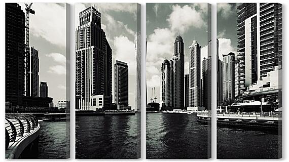 Модульная картина - Дубай Сити