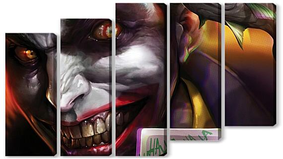 Модульная картина - Crazy Joker