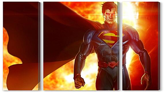 Модульная картина - Супермен DC