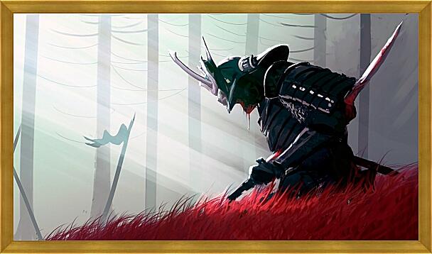 Картина - Самурай арт