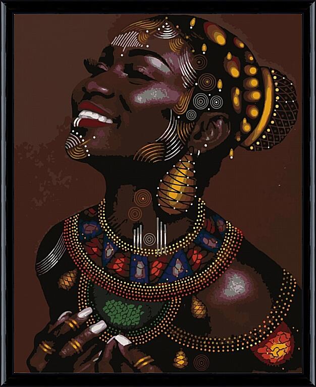 Картина - Африканка