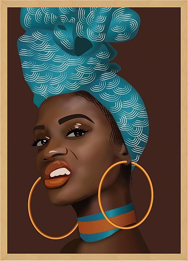 Картина - Африканские девушки