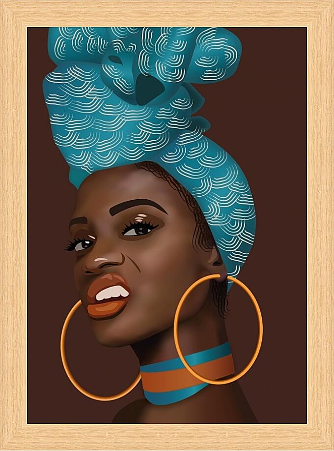 Картина - Африканские девушки