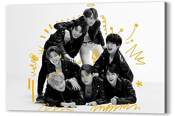Постер (плакат) - Корейская группа BTS