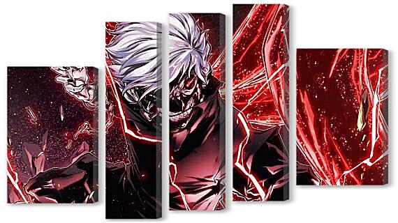 Модульная картина - Унравел Токийский Гуль