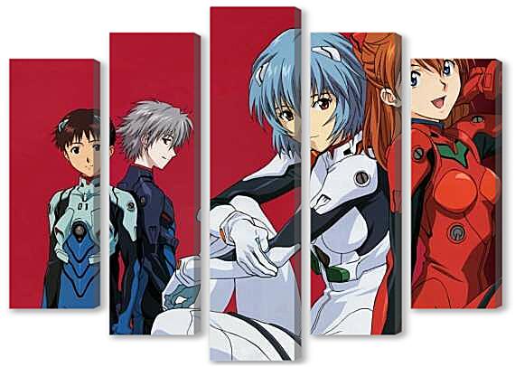 Модульная картина - Евангелион