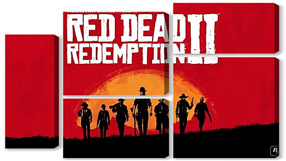 Модульная картина - Red Dead Redemption 2