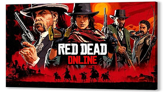 Постер (плакат) - Red Dead Redemption Online
