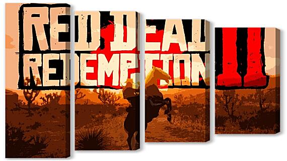 Модульная картина - Red Dead Redemption 2