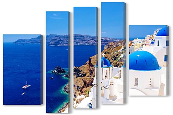 Модульная картина - Греция остров Санторини