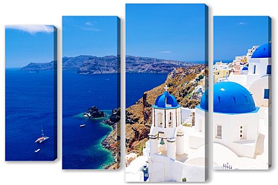 Модульная картина - Греция остров Санторини