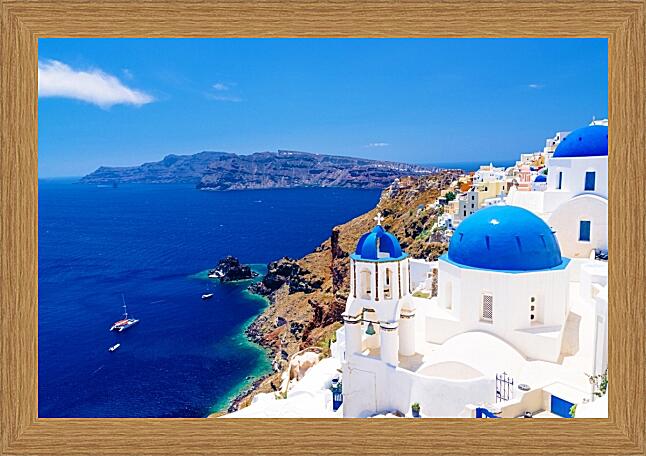 Картина - Греция остров Санторини