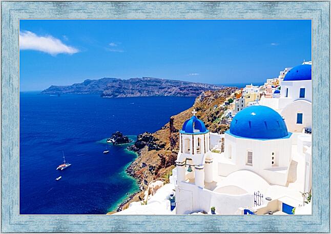 Картина - Греция остров Санторини