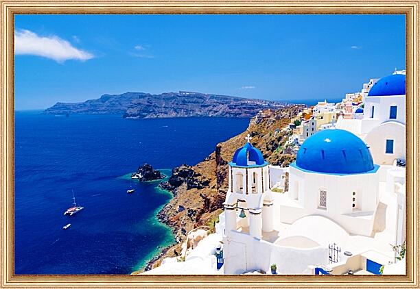 Картина - Греция остров Санторини