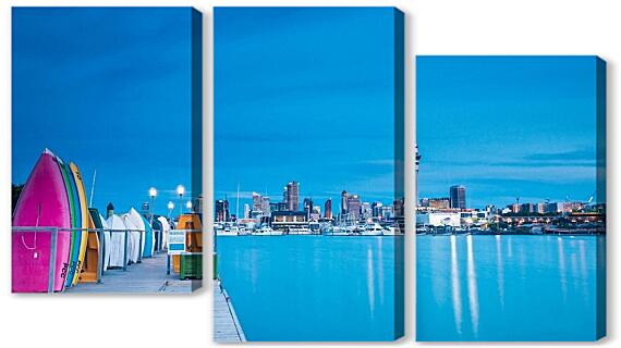 Модульная картина - Окленд город