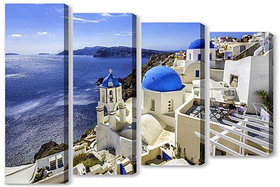 Модульная картина - Греция Санторини
