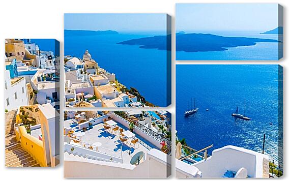 Модульная картина - Кикладские острова Греция