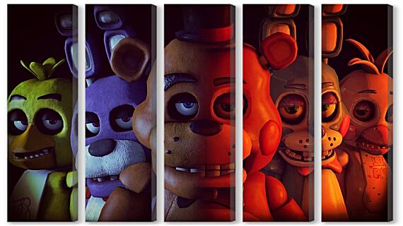 Модульная картина - Five Nights at Freddy's