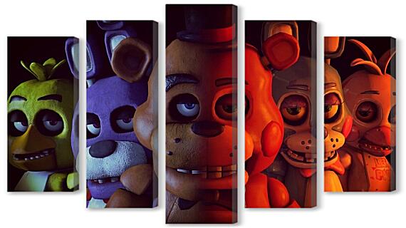 Модульная картина - Five Nights at Freddy's